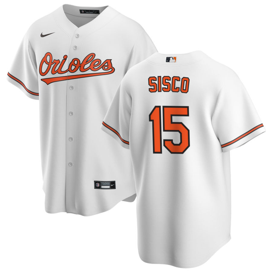 Nike Men #15 Chance Sisco Baltimore Orioles Baseball Jerseys Sale-White